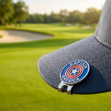 Marvel Captain America Poker Chip Ball Marker Set