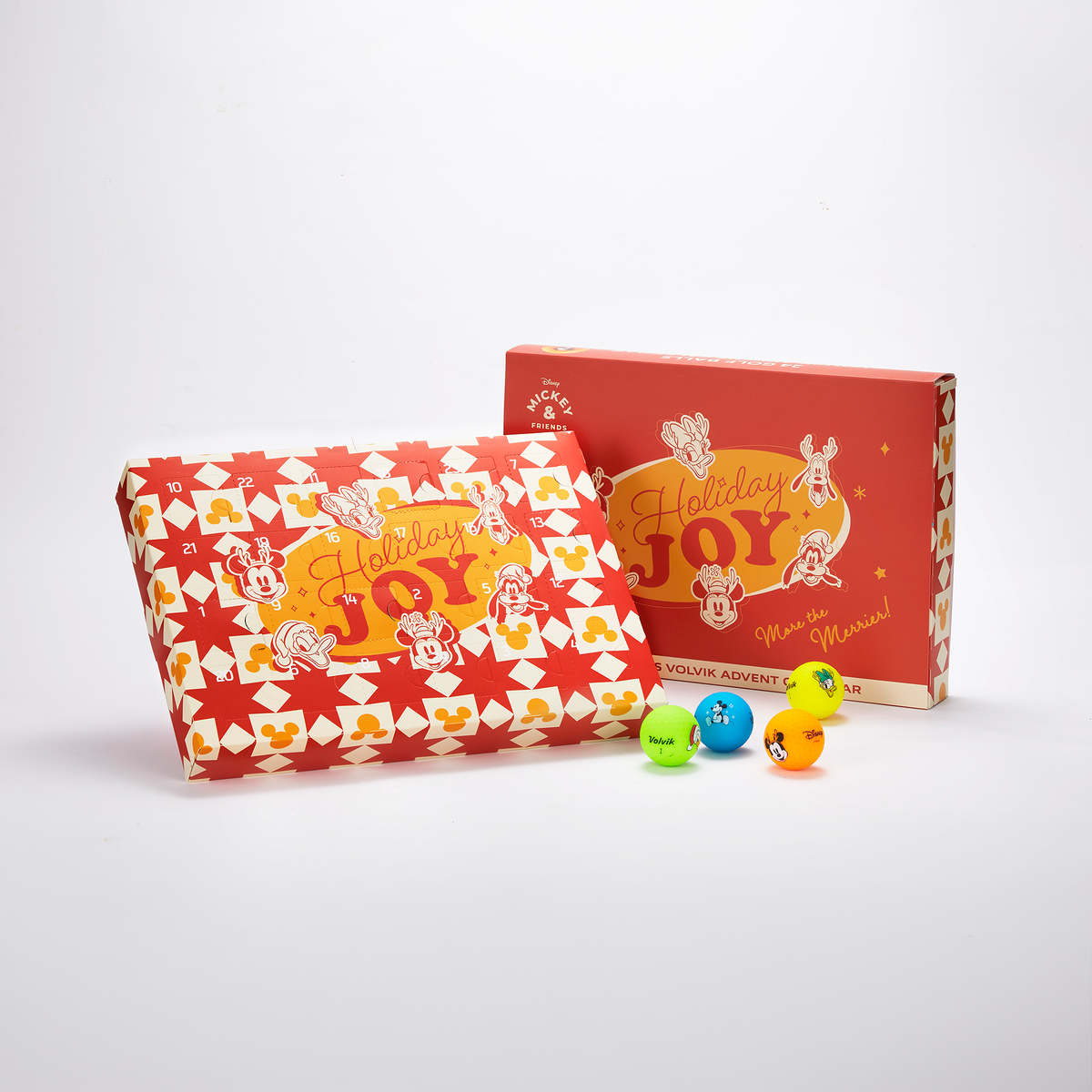 Disney Golf Ball Advent Calendar - studio shot of the box