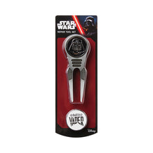 Star Wars Repair Tool Set featuring a Darth Vader-themed metal golf divot tool in its original packaging, with Star Wars and Disney branding visible.
