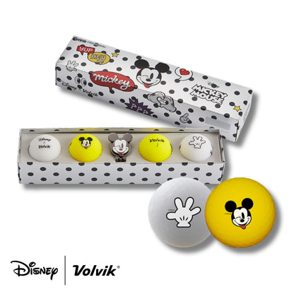disney and volvik collab mickey mouse golf edition vivid golf balls gift set #character_mickey-mouse